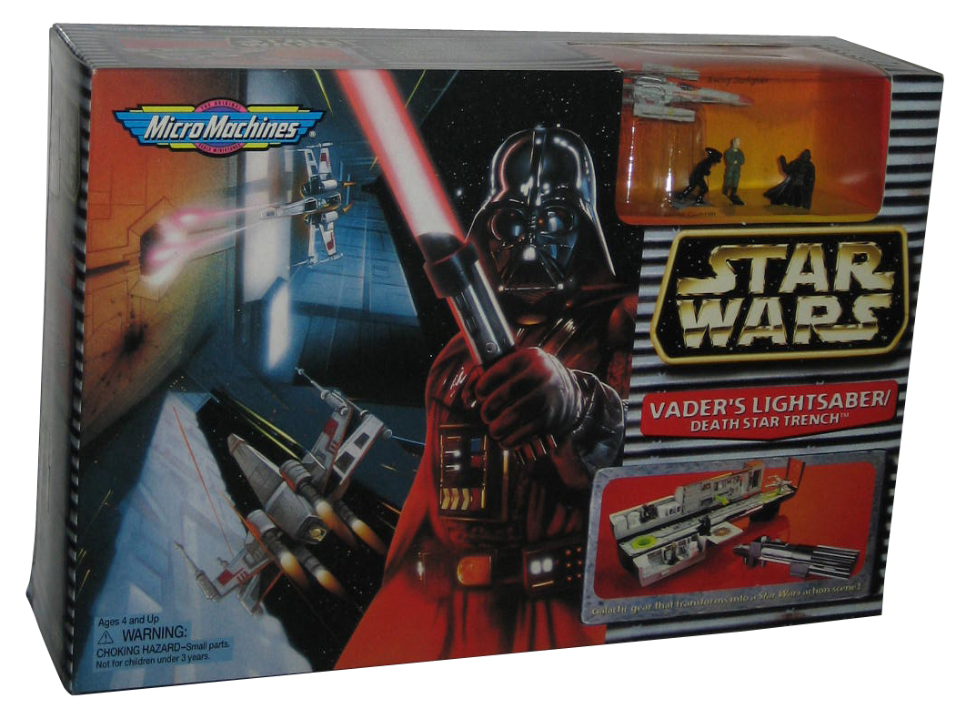 Star Wars Micro Machines Adventure Gear Darth Vaders Lightsaber Factory Sealed 